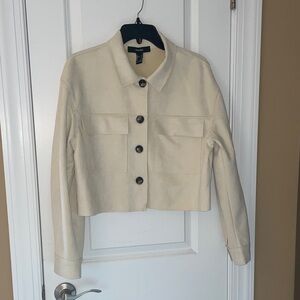 Forever 21 Cream Utility Jacket